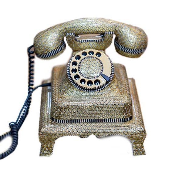 تلفن سنتی خاتم کاری شده نفیس